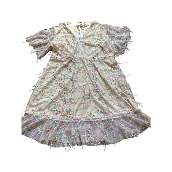 Southern Fried Chics Pink Sequined Dress - Size XXL - Picture 5 of 15